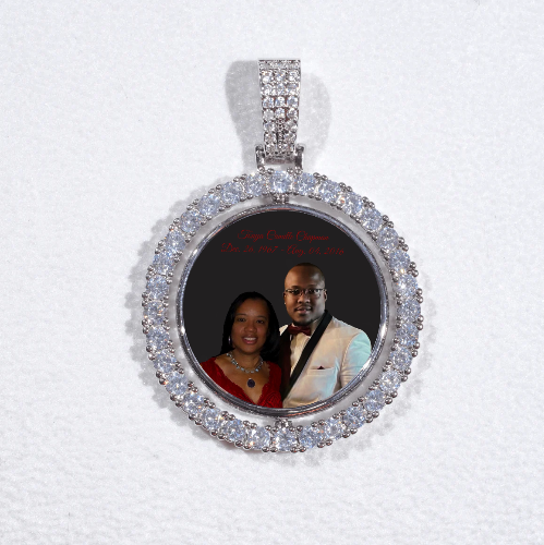 3D Spinning 2-Faced Custom Picture Pendant
