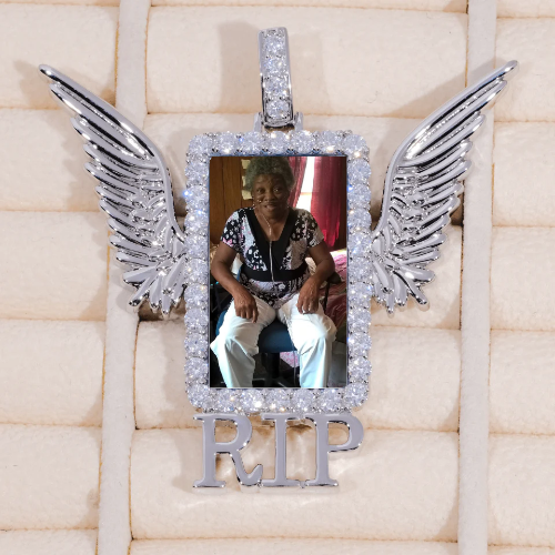 RIP WING 3D CUSTOM PICTURE PENDANT