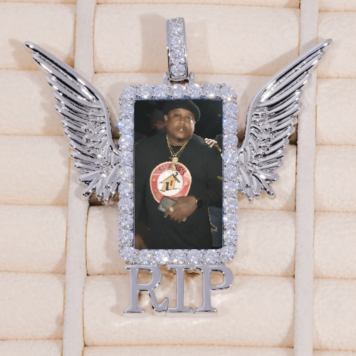 RIP WING 3D CUSTOM PICTURE PENDANT
