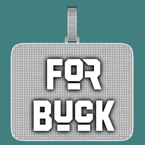CUSTOM LETTER NECKLACE 3D BIG SQUARE