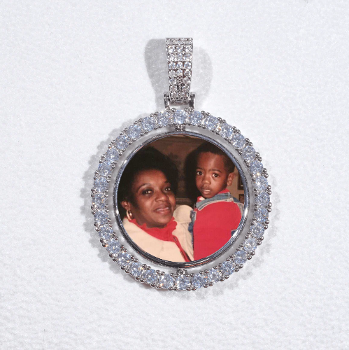 3D Spinning 2-Faced Custom Picture Pendant