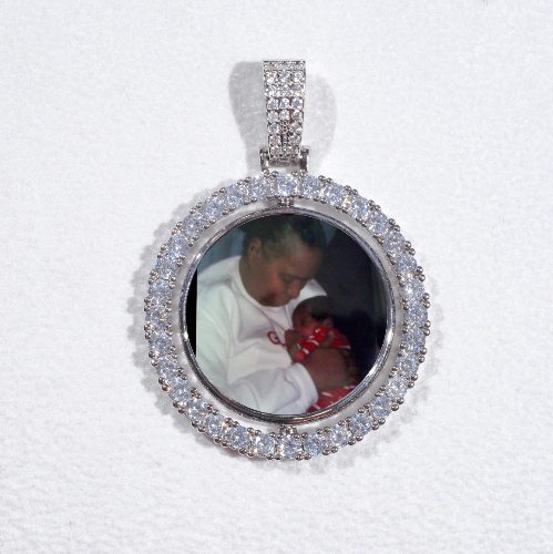 3D Spinning 2-Faced Custom Picture Pendant