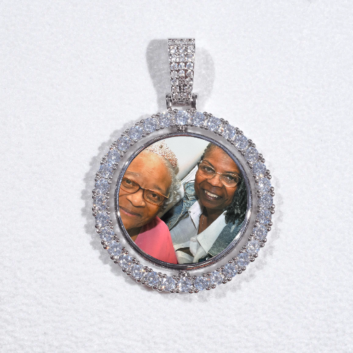 3D Spinning 2-Faced Custom Picture Pendant