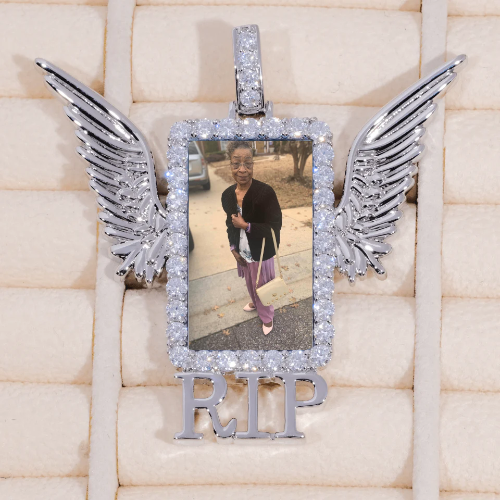 RIP WING 3D CUSTOM PICTURE PENDANT