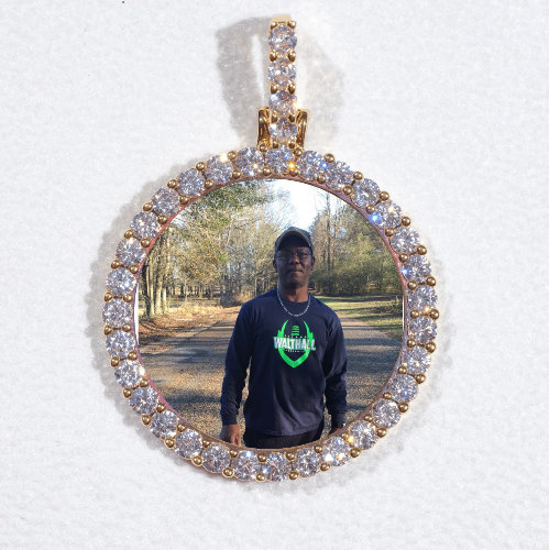3D CIRCLE CUSTOM PICTURE PENDANT SMALL SIZE