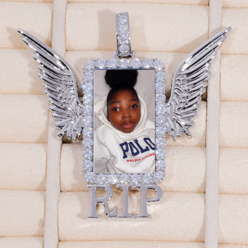 RIP WING 3D CUSTOM PICTURE PENDANT
