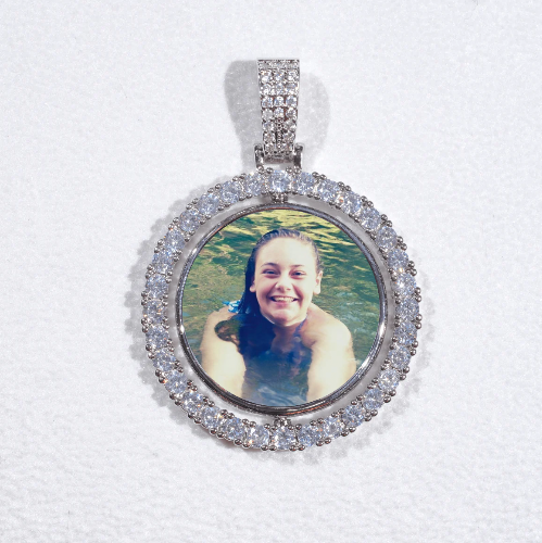 3D Spinning 2-Faced Custom Picture Pendant