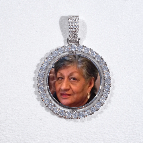 3D Spinning 2-Faced Custom Picture Pendant