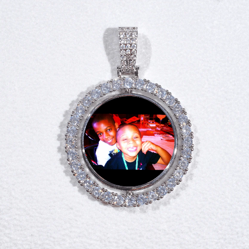 3D Spinning 2-Faced Custom Picture Pendant