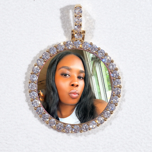 3D CIRCLE CUSTOM PICTURE PENDANT SMALL SIZE