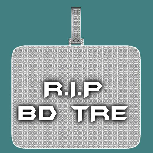 CUSTOM LETTER NECKLACE 3D BIG SQUARE