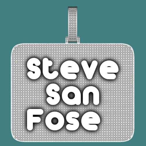 CUSTOM LETTER NECKLACE 3D BIG SQUARE