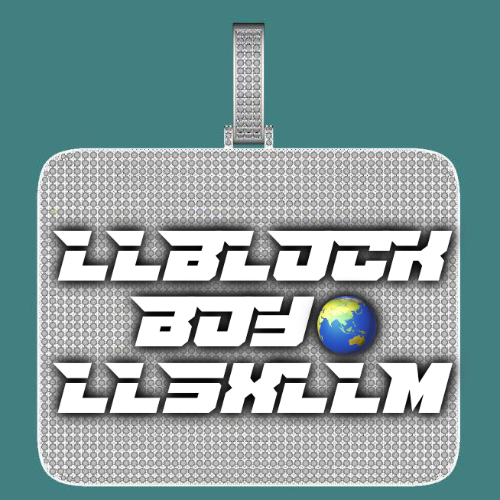 CUSTOM LETTER NECKLACE 3D BIG SQUARE