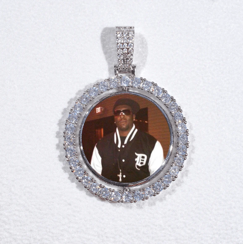 3D Spinning 2-Faced Custom Picture Pendant