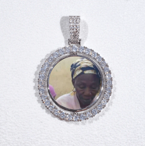 3D Spinning 2-Faced Custom Picture Pendant