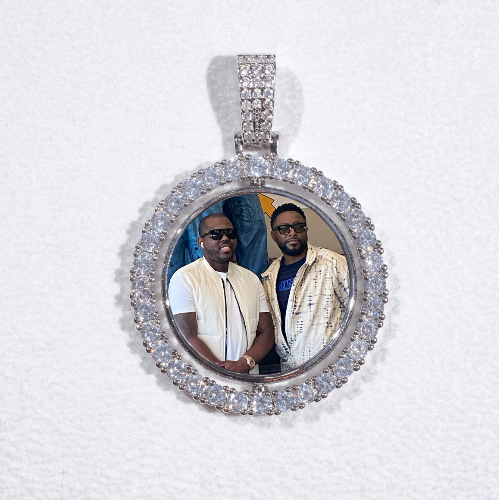 3D Spinning 2-Faced Custom Picture Pendant