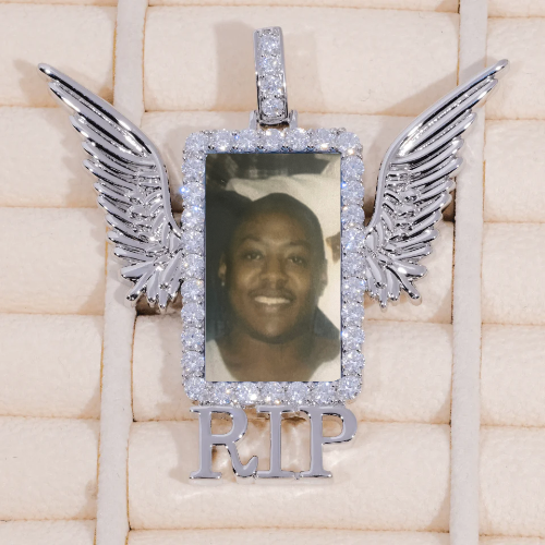 RIP WING 3D CUSTOM PICTURE PENDANT