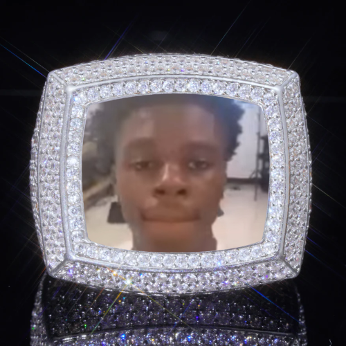 3D CUSTOM PICTURE ICED RING