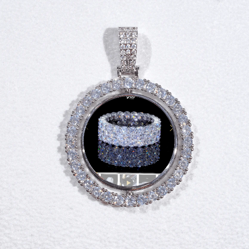 3D Spinning 2-Faced Custom Picture Pendant