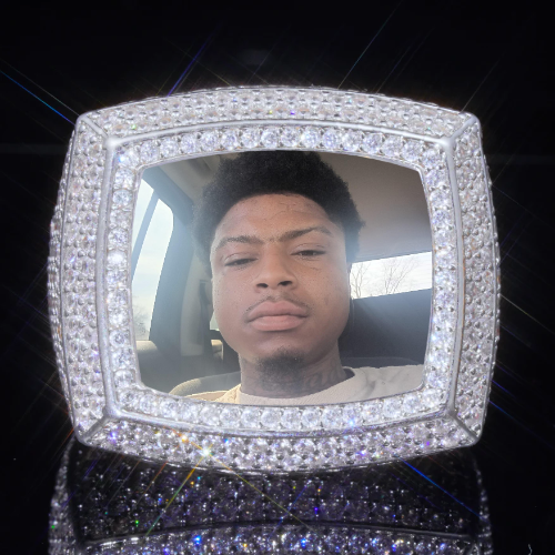 3D CUSTOM PICTURE ICED RING