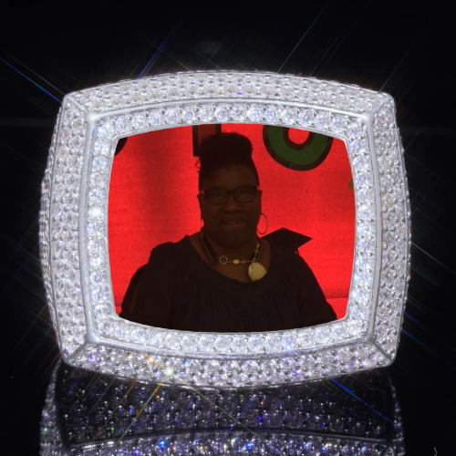 3D CUSTOM PICTURE ICED RING