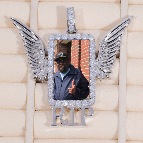 RIP WING 3D CUSTOM PICTURE PENDANT