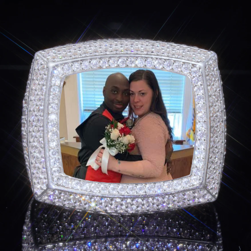 3D CUSTOM PICTURE ICED RING
