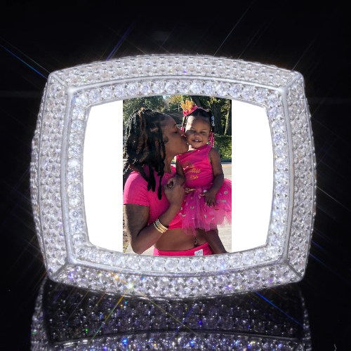 3D CUSTOM PICTURE ICED RING