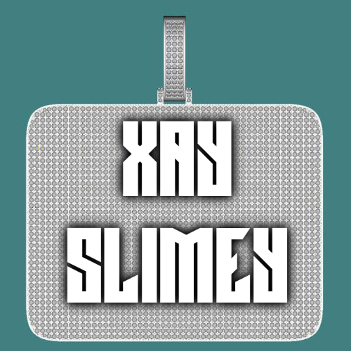CUSTOM LETTER NECKLACE 3D BIG SQUARE