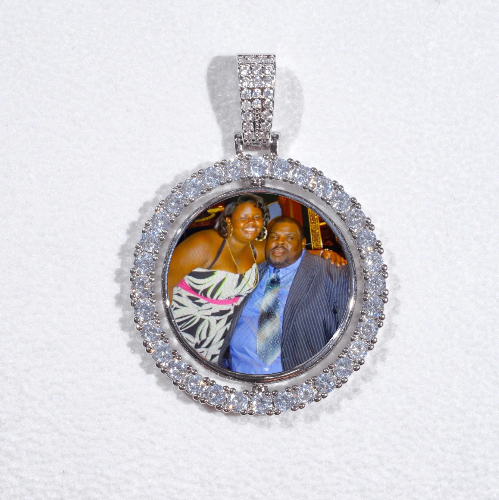 3D Spinning 2-Faced Custom Picture Pendant