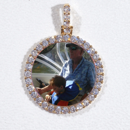 3D CIRCLE CUSTOM PICTURE PENDANT SMALL SIZE