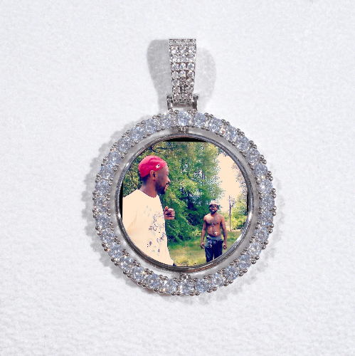 3D Spinning 2-Faced Custom Picture Pendant