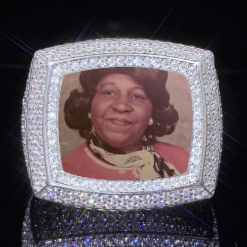 3D CUSTOM PICTURE ICED RING