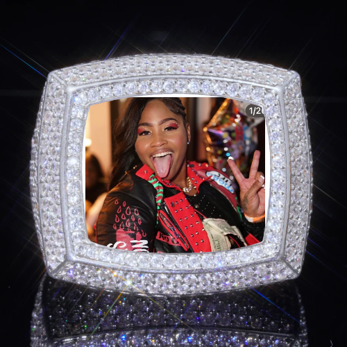 3D CUSTOM PICTURE ICED RING