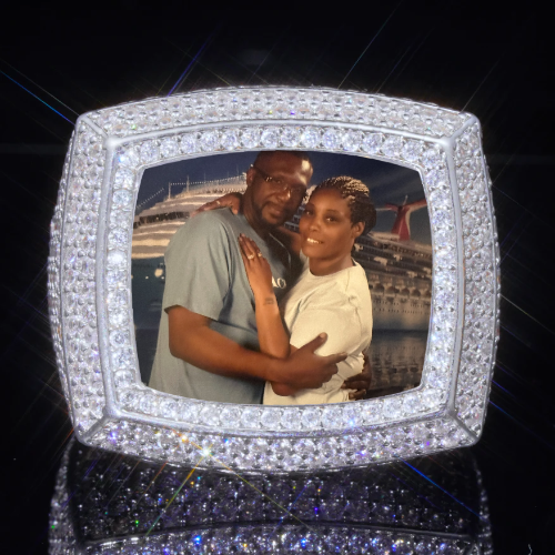 3D CUSTOM PICTURE ICED RING