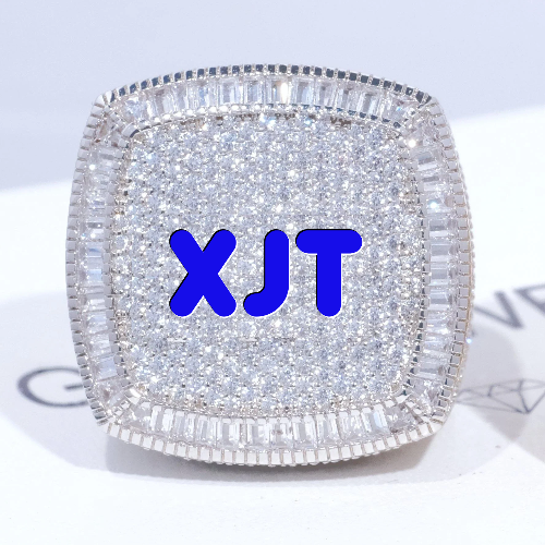 CUSTOM LETTER 3D ICED RING