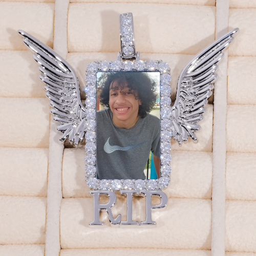 RIP WING 3D CUSTOM PICTURE PENDANT