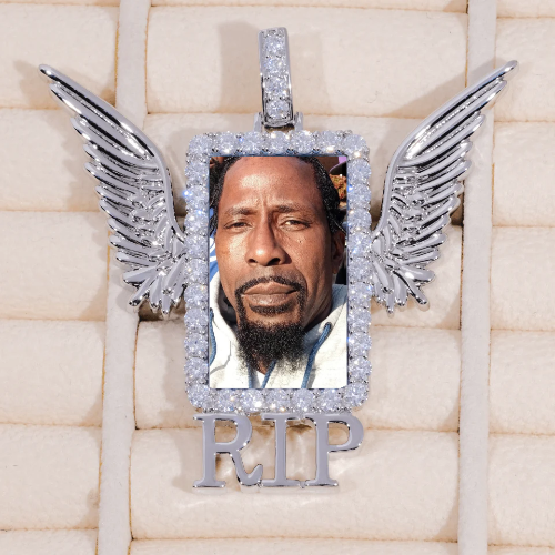 RIP WING 3D CUSTOM PICTURE PENDANT