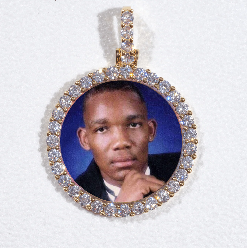 3D CIRCLE CUSTOM PICTURE PENDANT SMALL SIZE