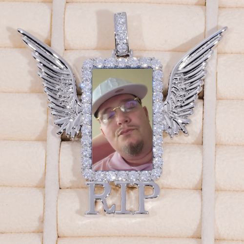 RIP WING 3D CUSTOM PICTURE PENDANT