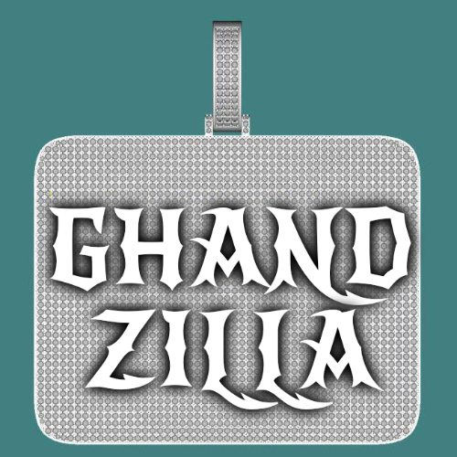 CUSTOM LETTER NECKLACE 3D BIG SQUARE