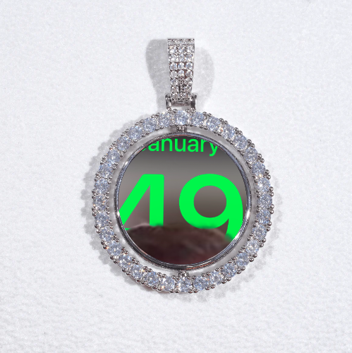 3D Spinning 2-Faced Custom Picture Pendant