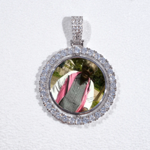 3D Spinning 2-Faced Custom Picture Pendant