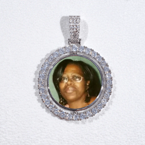 3D Spinning 2-Faced Custom Picture Pendant