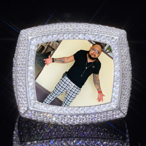 3D CUSTOM PICTURE ICED RING