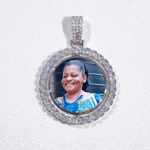 3D Spinning 2-Faced Custom Picture Pendant