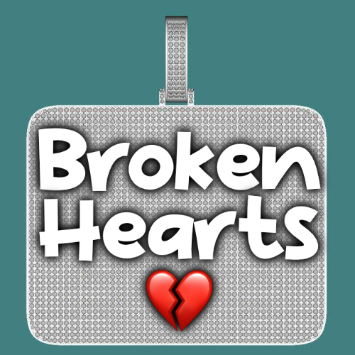 CUSTOM LETTER NECKLACE 3D BIG SQUARE