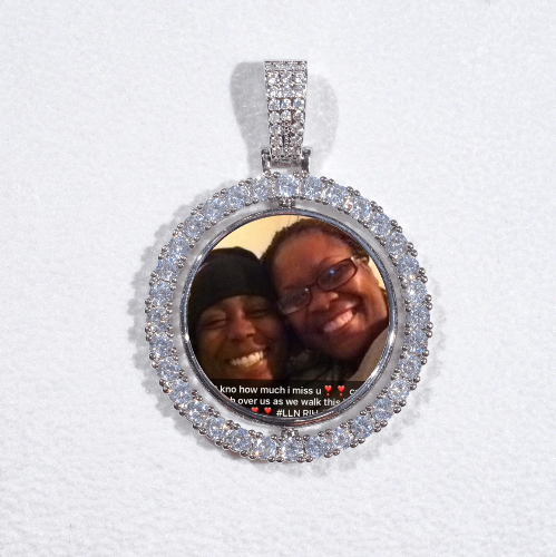 3D Spinning 2-Faced Custom Picture Pendant