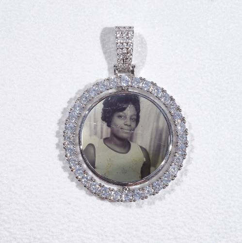 3D Spinning 2-Faced Custom Picture Pendant