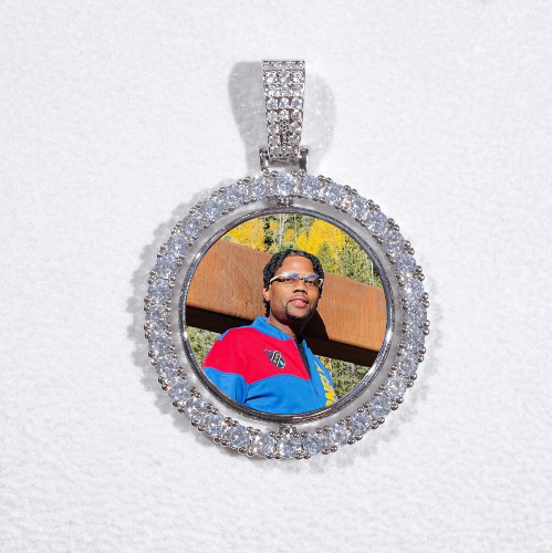 3D Spinning 2-Faced Custom Picture Pendant